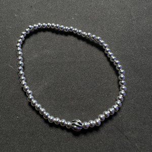 925 Stering Silver 3mm bracelets 15cm long